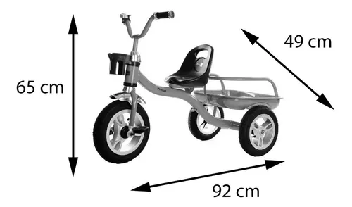 Triciclo prinsel cargo air rojo sale