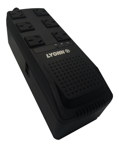 Imagen 4 de 9 de Estabilizador de tensión Lyonn TCA TCA-2000NV 2000VA entrada y salida de 220V CA negro
