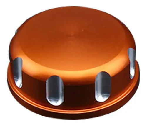 Tapa Depósito De Embrague Y Freno (Delantera/Trasera) Para KTM 1190/1290 Super Adventure 2020 – Aluminio 6061 Anodizado Naranja