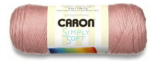 Caron Simply Soft Hilo Sólido, Rosa (victorian Rose), 6 Oz
