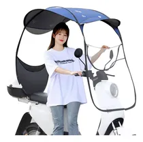 Comprar 10 Toldos Cubresol Para Motoneta Azul Poteccion Sol Lluvia