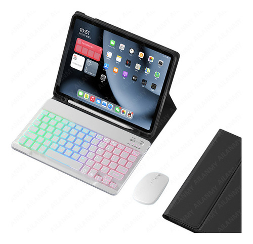 Funda Con Teclado+ratón For iPad Air 5th/air 4th 10.9