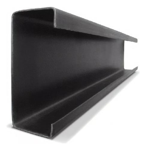 Perfil C Chapa Color Negro 80 X 40 X 15 X 2 Mm X 12 Mts