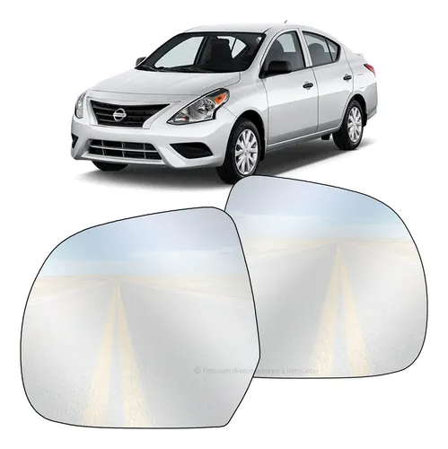 comprar Par Lente Vidro Espelho Retrovisor Cu002F Base Versa 11 12 13 14