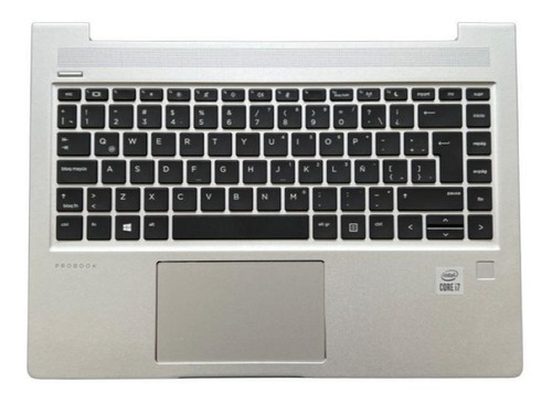 Teclado Hp Probook Con Tapa Mouse Gris 440 G7 Original