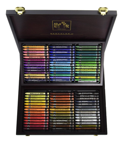 Caran D'ache Neocolor Ii - Pasteles Solubles En Agua, Caja D