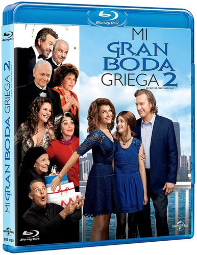 Mi Gran Boda Griega 2 | Blu Ray Nia Vardalos Película Nuevo