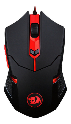 Imagen 1 de 3 de Mouse de juego inalámbrico Redragon M601WL-BA negro y rojo