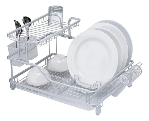 Escurridor De Platos Vichuquén Aluminio Inoxidable