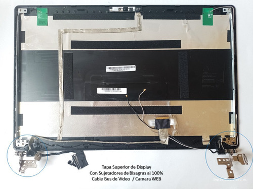 Carcasa Display Asus K53z / Marco / Bisagras / Flex Video