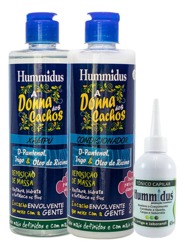 Kit Shampoo 500ml E Condicionador 500ml -tônico Crescimento