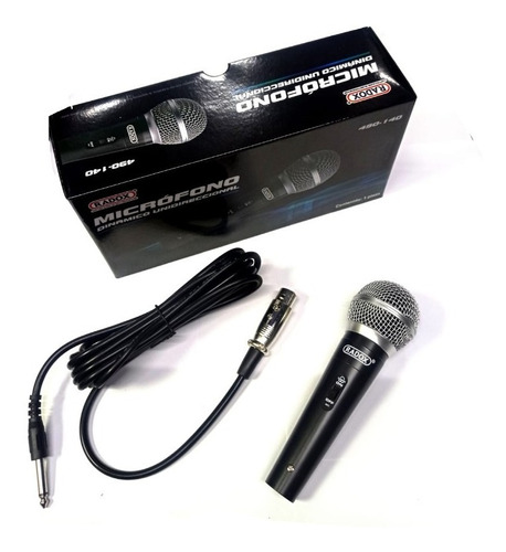 Microfono De Karaoke Vocal Oradores C/ Cable Radox