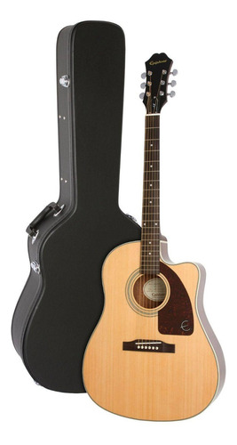 EpiPhone J-15ce Natural, Guitarra Electroacústica C/estuche 