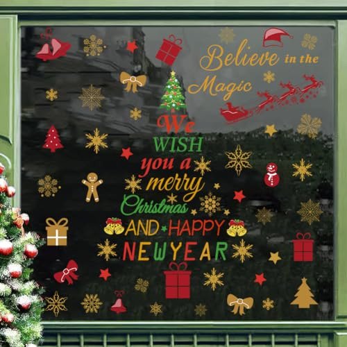 Calcomanías De Pared Con Citas De Feliz Navidad Para Decorar