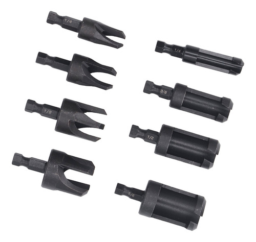 Juego De Brocas Para Tapones De Madera, 8 Piezas, Brocas Hex