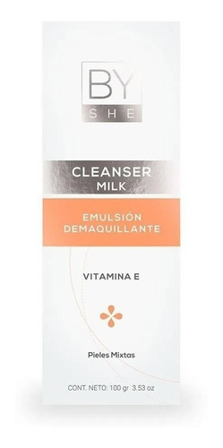 By Derm Cleanser Milk Desmaquillante Pieles Mixtas 100g