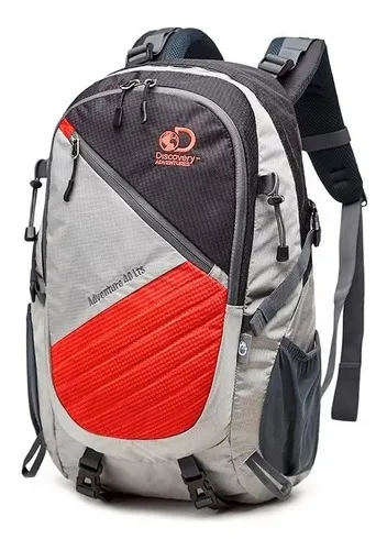 Mochila Outdoor Aventure 40 litros Trekking Montaña (Negro)