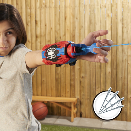 Marvel Spiderman Lanzador Real Webs 2 En 1 Venom