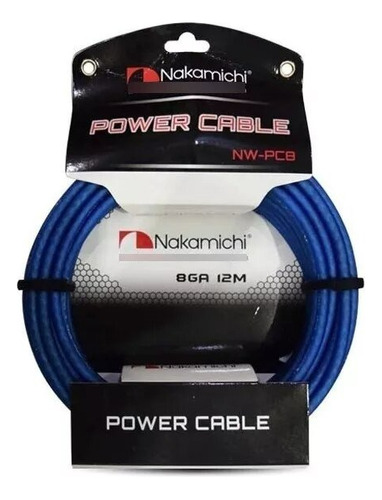 Cable De Corriente Calibre 8 12mts Nakamichi Nw-pc8