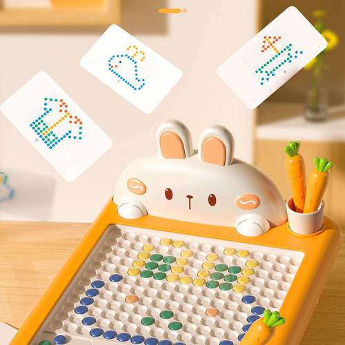 Pizarra Magnética Con Puntos En U Para Niños, Tablero De Dib