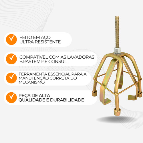 Kit Mecanismo Eixo Longo E Saca Cambio Brastemp Ative Bwl11