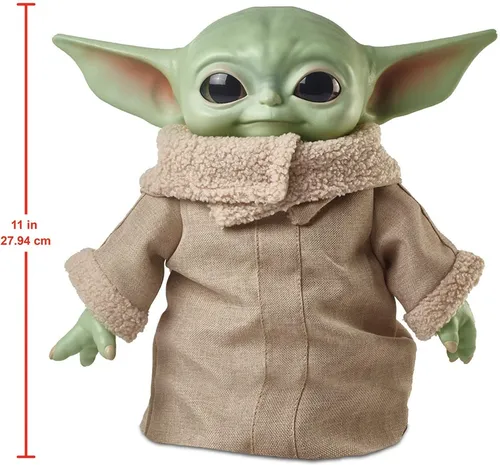 Star Wars Mu eco Baby Yoda Verde Peluche Original Mattel