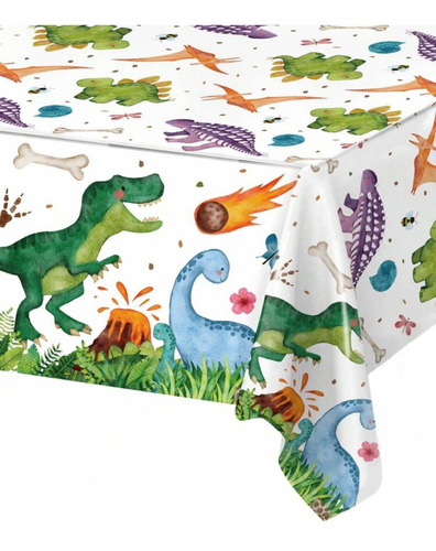 Mantel Dinosaurios De Plástico
