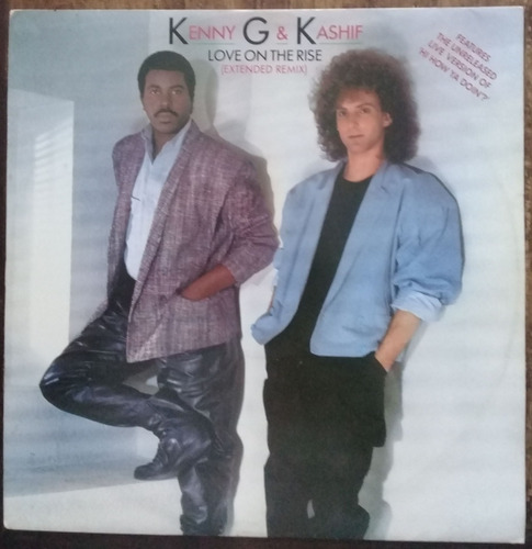 Lp Vinil (nm) Kenny G & Kashif Love On The Rise Ed Uk 1985