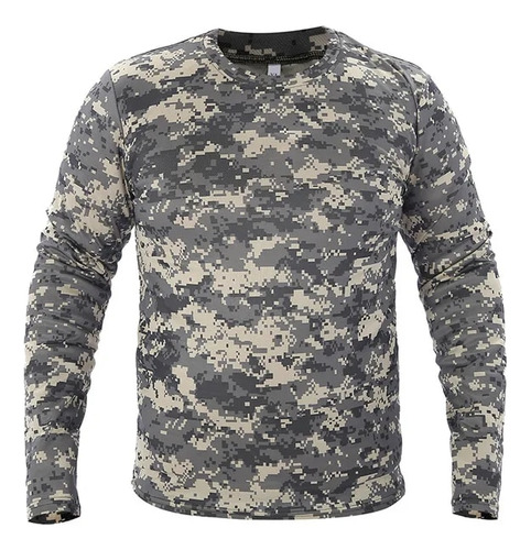 Camiseta Militar Refire Gear Camouflage Para Hombre, Camufla