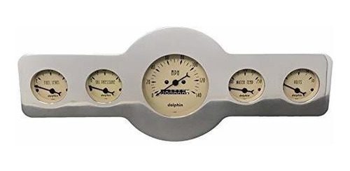 Dolphin Gauges ******* Pontiac Car 5 Gauge Dash Cluster Pane