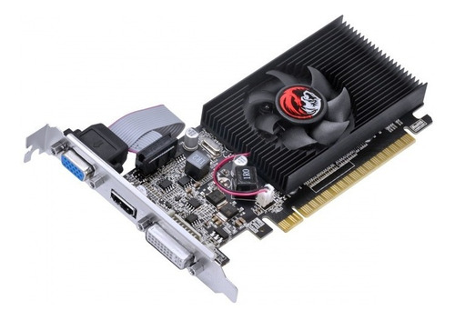 Imagem 2 de 5 de Placa Vídeo Pcyes Geforce Gt210 1gb Ddr3 Hdmi Vga Dvi