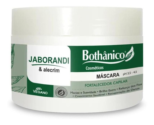 Kit Jaborandi Fortalecedor Shampoo E Máscara 250ml Bothânico
