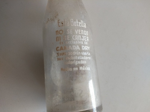 Antigua Botella Refresco Canada Dry Spur Cola Original Colec (Usado)