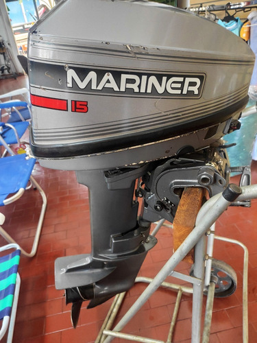 Motor De Popa Mariner 15 Hp 2 Tempos - Semi-novo