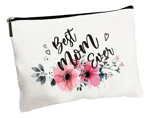 Bolsa De Maquillaje De Lona De Algodón Inferior, Bolsa De