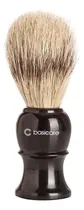 Comprar Brocha De Afeitar Cerdas Naturales Basicare Estilo Barberia Color Negro