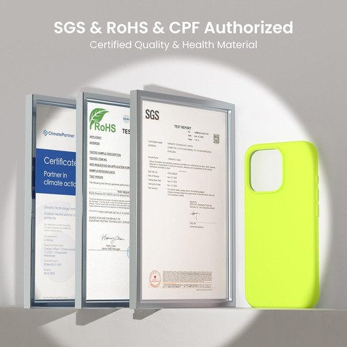 Capa Ornamto Para iPhone 16 Pro Max, Amarela Fluorescente, P