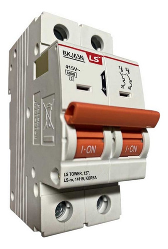 Interruptor Automático 2 X 50a Curva C 6ka Ls Certificado