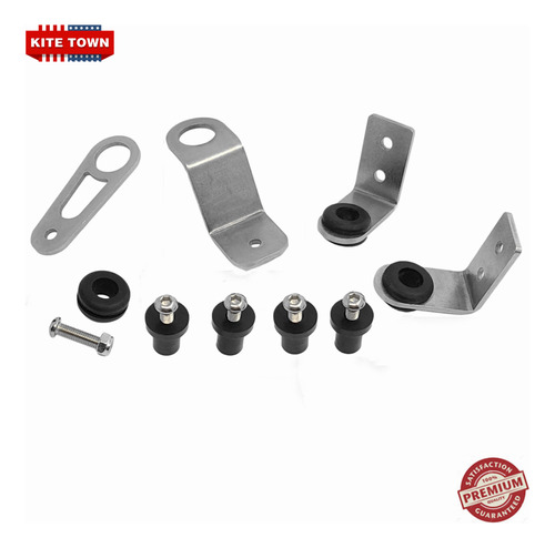 Bolt-on Radiator Bracket Kit For K-swap K-series 1992-20 Wfb