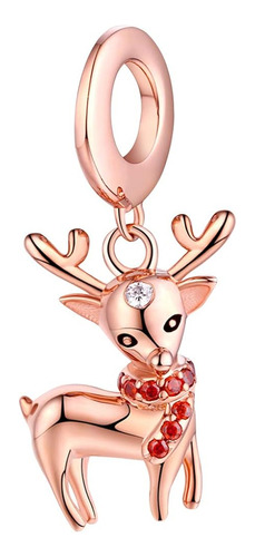 Forever Queen Reindeer Dangle Charm Apto Para Pandora Charms