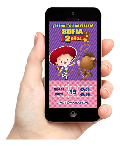 Tarjeta Invitación Toy Story Digital P Enviar Por Whatsapp