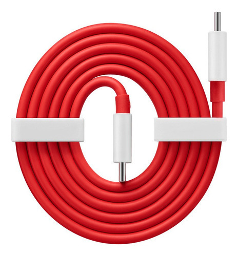 Cable De Carga Rápida Oneplus Tipo C A C 65w 80w 1.5m Largo Color Rojo