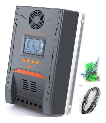 Controlador Carga Solar 100 Amp Mppt Voltaje Usb Baterias