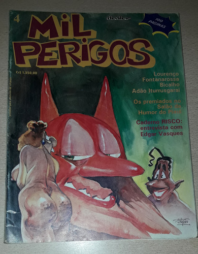 Cómic Mil Perigos N°4 Octubre De 1991 Portugués