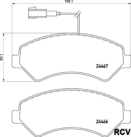 Balatas Disco  Delantera Para Ram Promaster 2500   2017