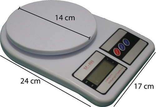 Combo Balanza De Cocina 5-7-10kg + Termometro Digital Comida