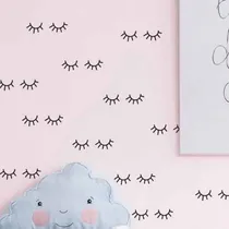 Comprar Vinilo Decorativo 100 Figuras 5cm Pestañas, Mariposa Y Otros