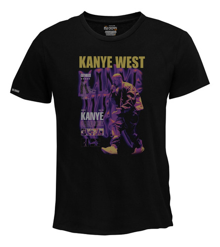 Camiseta Hombre Kanye West Rap Hip Hop Bto2
