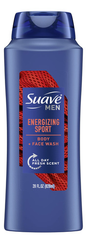 Suave Gel De Bano Para Hombre Para Uso Diario, Fragancia Dep