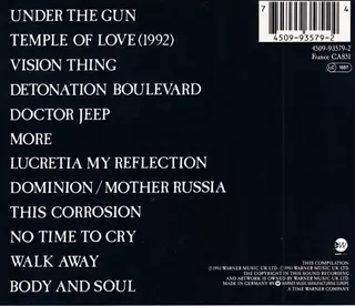Sisters Of Mercy - Greatest Hits - Cd Importado.